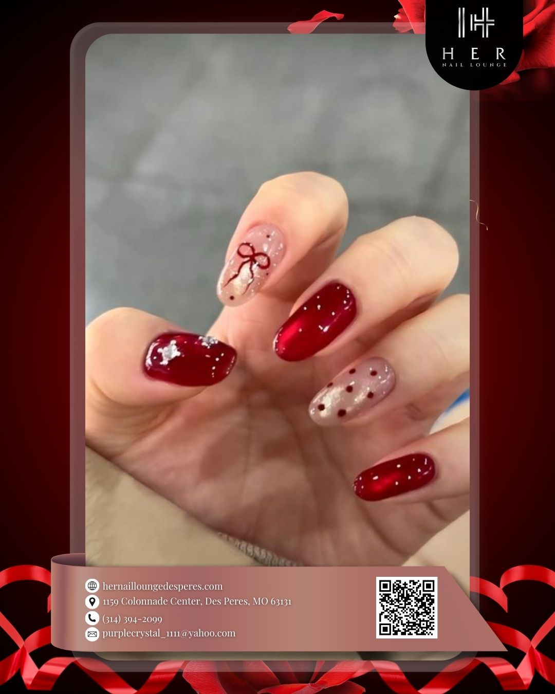 Valentines Nail Highlights